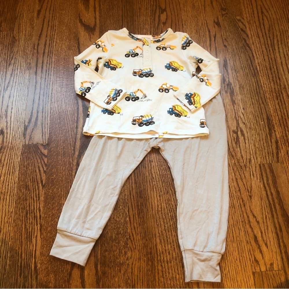 NEW Angel Dear Henley Top and Jogger Set | Retro Construction - Picture 2 of 12